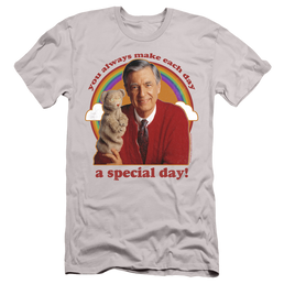 Mister Rogers A Special Day - Men's Slim Fit T-Shirt Men's Slim Fit T-Shirt Mister Rogers   