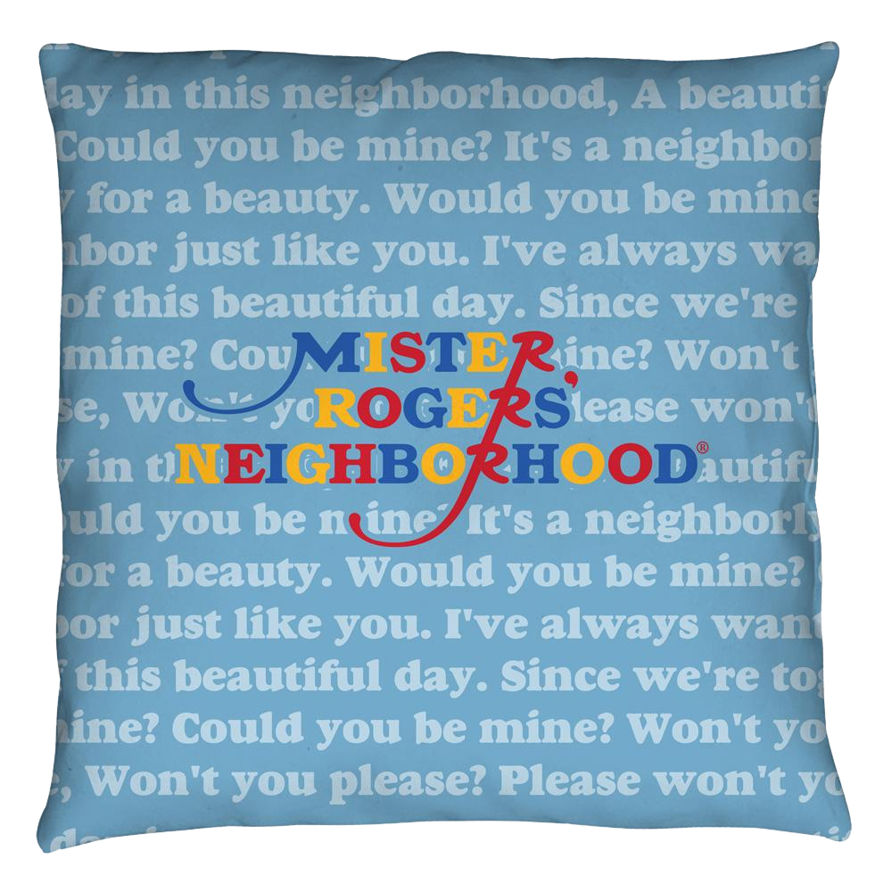 Mister Rogers Neighborhood - Throw Pillows Throw Pillows Mister Rogers   