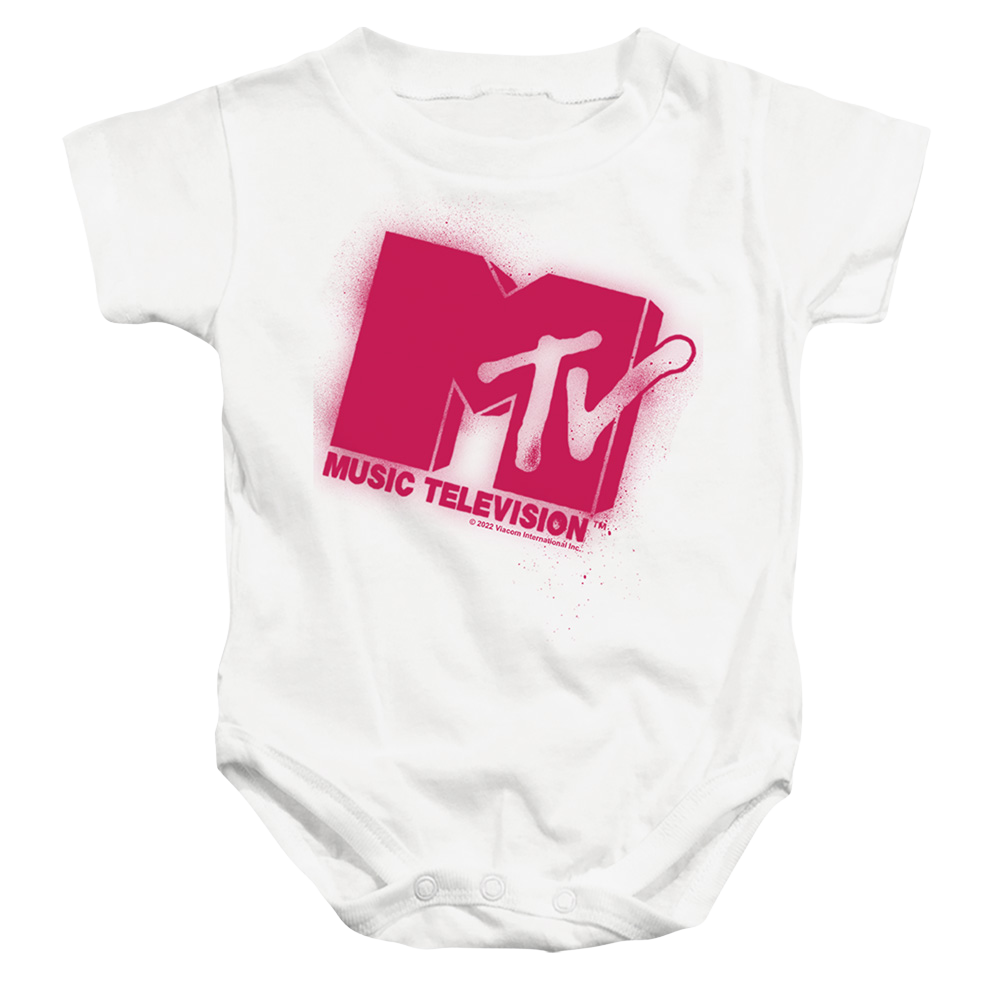 MTV Spraypaint Logo - Baby Bodysuit Baby Bodysuit MTV   