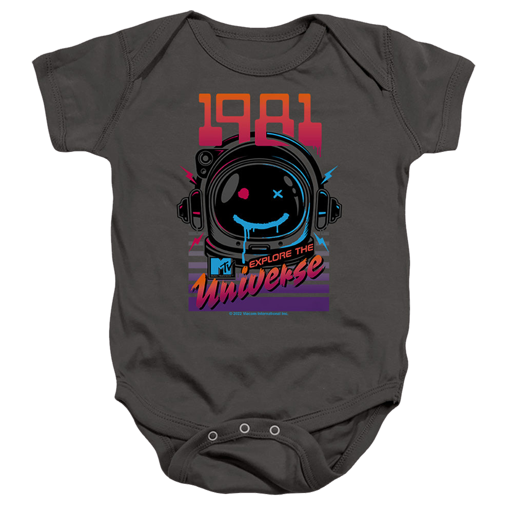 MTV Explore The Universe Logo - Baby Bodysuit Baby Bodysuit MTV   