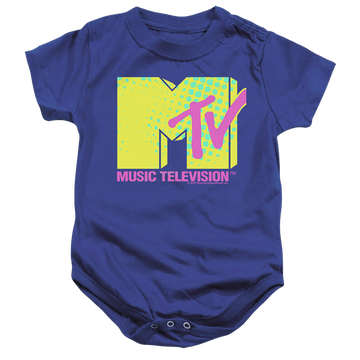 Royal baby bodysuit with MTV Neon Logo graphic