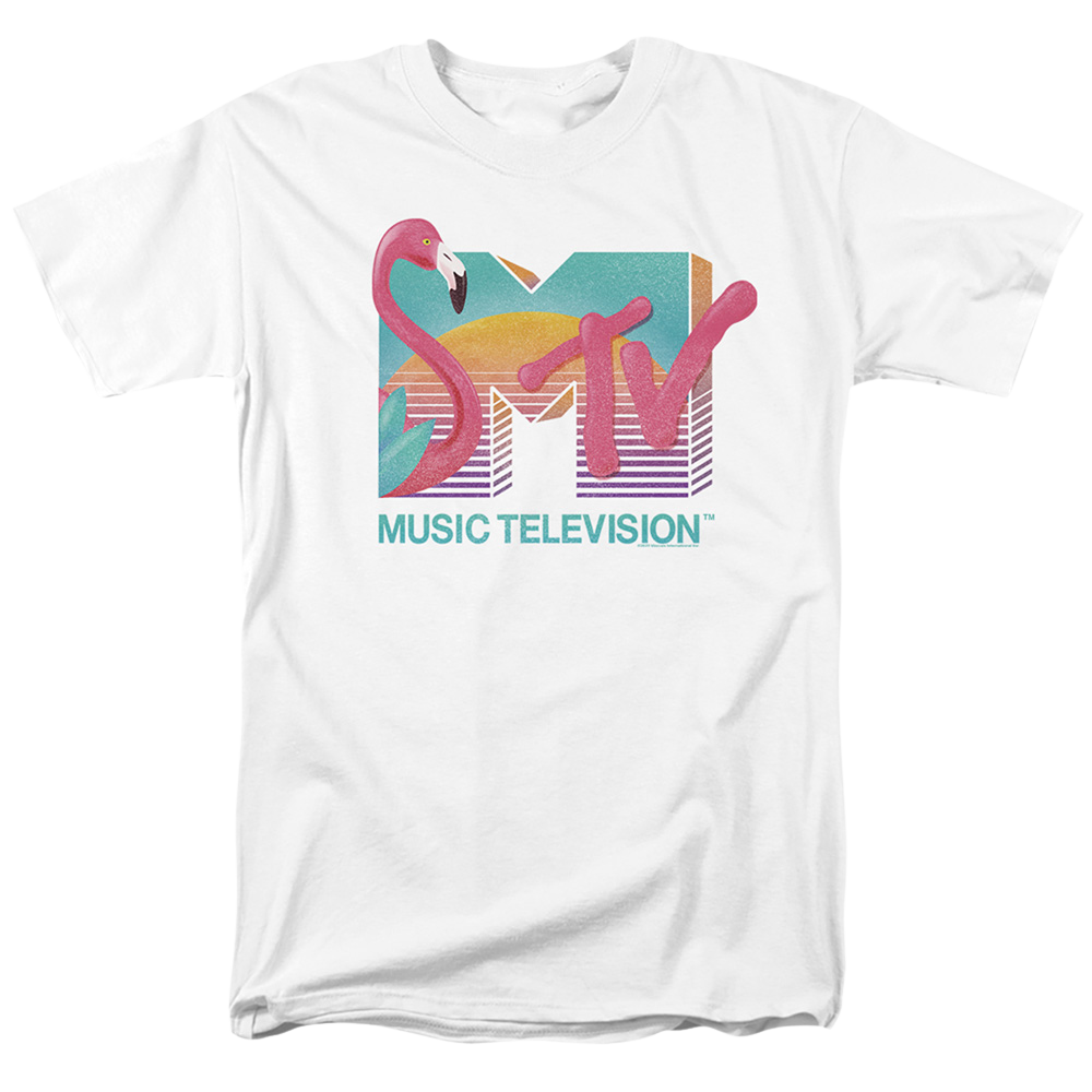 MTV Flamingo Logo - Men's Regular Fit T-Shirt Men's Regular Fit T-Shirt MTV   