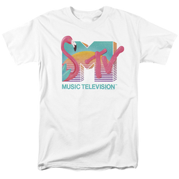 MTV Flamingo Logo - Men's Regular Fit T-Shirt Men's Regular Fit T-Shirt MTV   