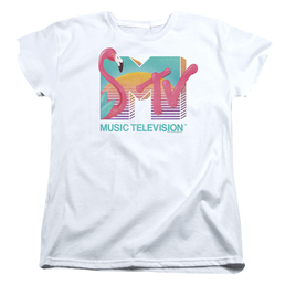 MTV Flamingo Logo - Women's T-Shirt Women's T-Shirt MTV   