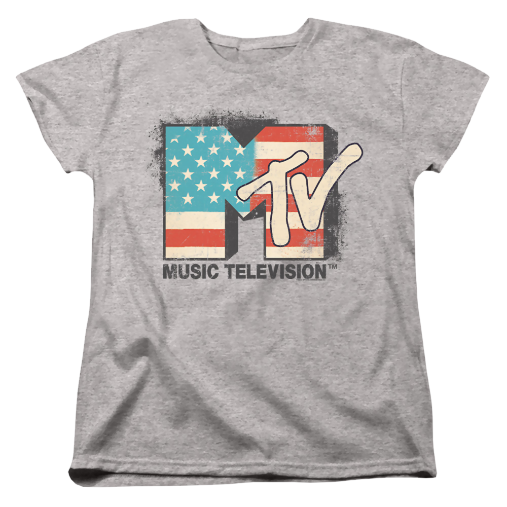 MTV American Logo - Women's T-Shirt Women's T-Shirt MTV   
