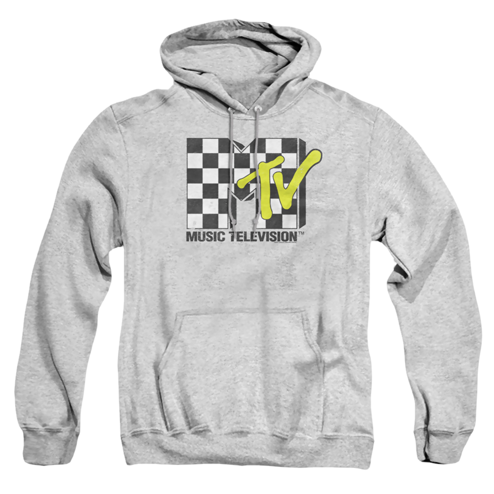 MTV Checker Board Logo - Pullover Hoodie Pullover Hoodie MTV   