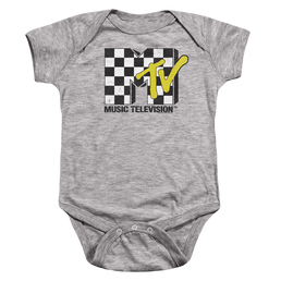 MTV Checker Board Logo - Baby Bodysuit Baby Bodysuit MTV   