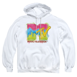 MTV Paint Logo - Pullover Hoodie Pullover Hoodie MTV   