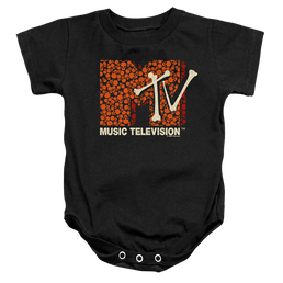 MTV Skull Filled Logo - Baby Bodysuit Baby Bodysuit MTV   