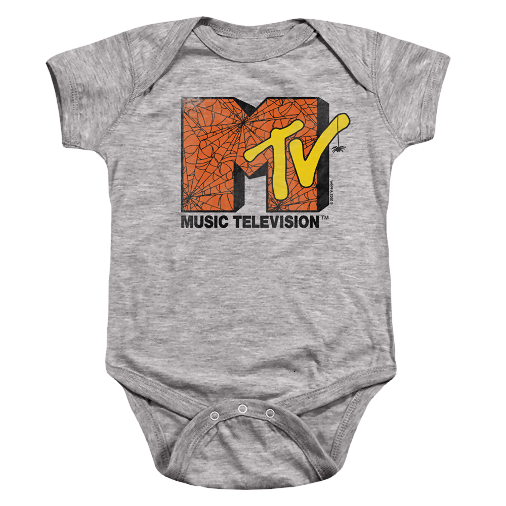 MTV Spider Webs Logo - Baby Bodysuit Baby Bodysuit MTV   