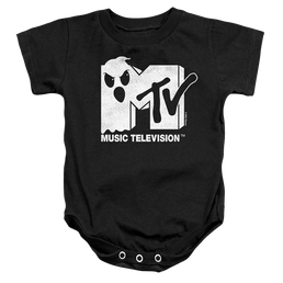 MTV Ghost In The Logo - Baby Bodysuit Baby Bodysuit MTV   