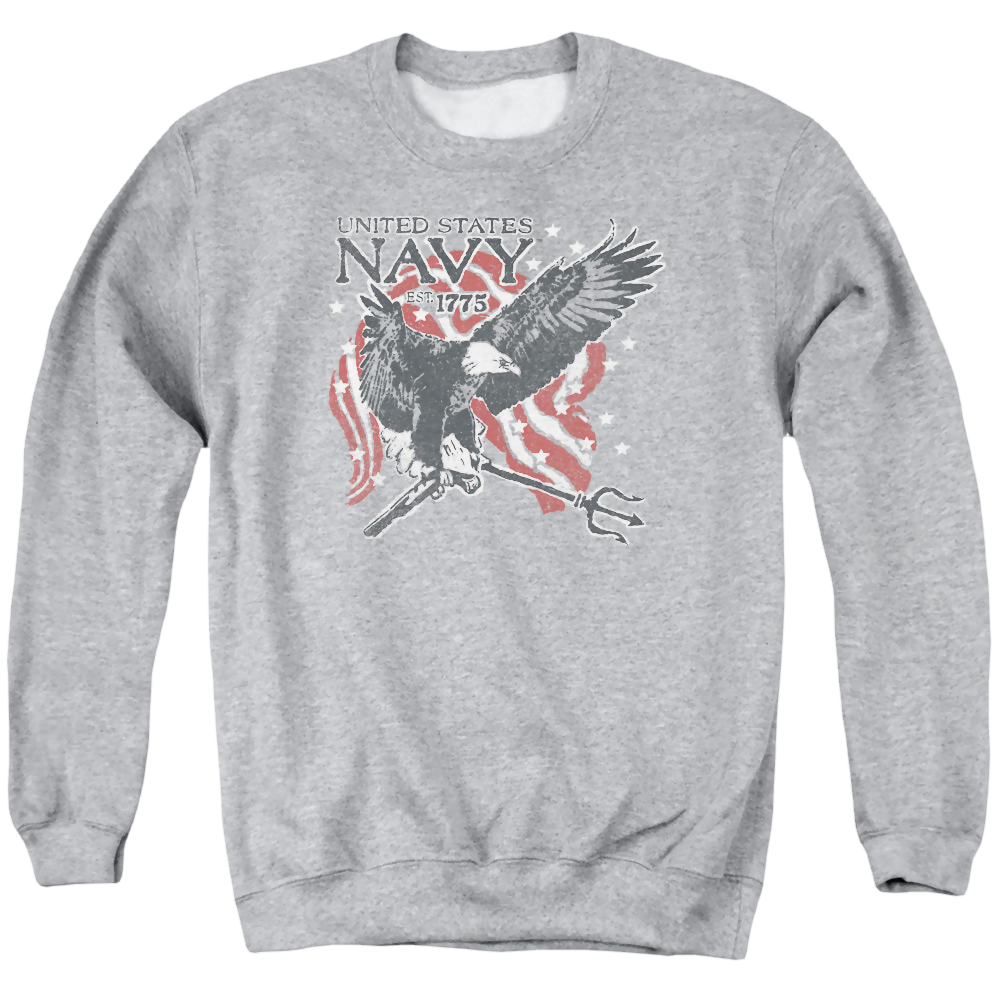 U.S. Navy Trident - Men's Crewneck Sweatshirt Men's Crewneck Sweatshirt U.S. Navy   