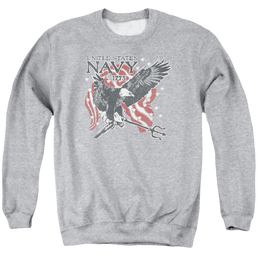 U.S. Navy Trident - Men's Crewneck Sweatshirt Men's Crewneck Sweatshirt U.S. Navy   