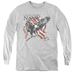 U.S. Navy Trident - Youth Long Sleeve T-Shirt Youth Long Sleeve T-Shirt U.S. Navy   