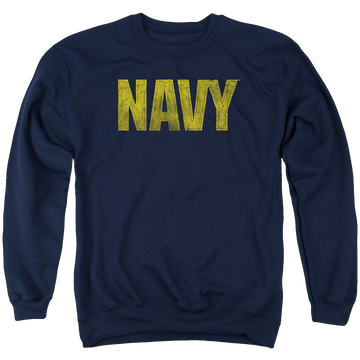 U.S. Navy Logo - Men's Crewneck Sweatshirt Men's Crewneck Sweatshirt U.S. Navy   