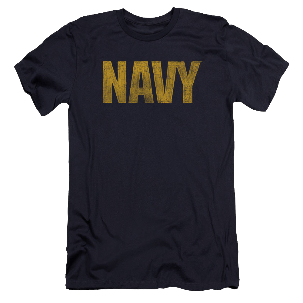 U.S. Navy Logo - Men's Premium Slim Fit T-Shirt Men's Premium Slim Fit T-Shirt U.S. Navy   