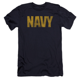 U.S. Navy Logo - Men's Premium Slim Fit T-Shirt Men's Premium Slim Fit T-Shirt U.S. Navy   
