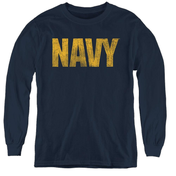 U.S. Navy Logo - Youth Long Sleeve T-Shirt Youth Long Sleeve T-Shirt U.S. Navy   