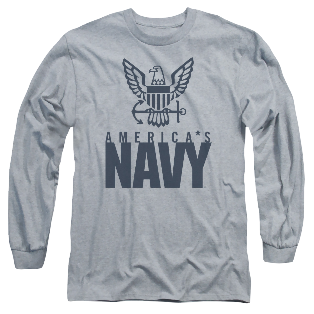U.S. Navy Eagle Logo - Men's Long Sleeve T-Shirt Men's Long Sleeve T-Shirt U.S. Navy   