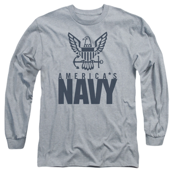 U.S. Navy Eagle Logo - Men's Long Sleeve T-Shirt Men's Long Sleeve T-Shirt U.S. Navy   