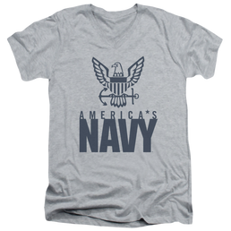 U.S. Navy Eagle Logo - Men's V-Neck T-Shirt Men's V-Neck T-Shirt U.S. Navy   