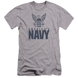 U.S. Navy Eagle Logo - Men's Premium Slim Fit T-Shirt Men's Premium Slim Fit T-Shirt U.S. Navy   