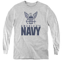 U.S. Navy Eagle Logo - Youth Long Sleeve T-Shirt Youth Long Sleeve T-Shirt U.S. Navy   