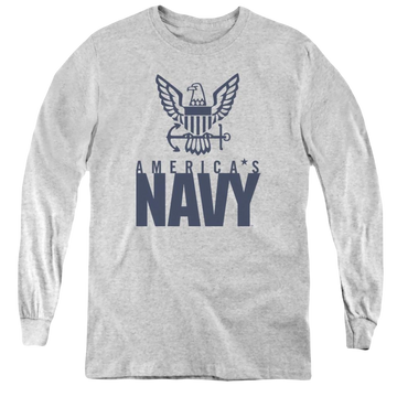 U.S. Navy Eagle Logo - Youth Long Sleeve T-Shirt Youth Long Sleeve T-Shirt U.S. Navy   