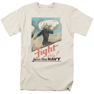 U.S. Navy Fight Lets Go - Men's Regular Fit T-Shirt Men's Regular Fit T-Shirt U.S. Navy   