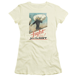 U.S. Navy Fight Lets Go - Juniors T-Shirt Juniors T-Shirt U.S. Navy   