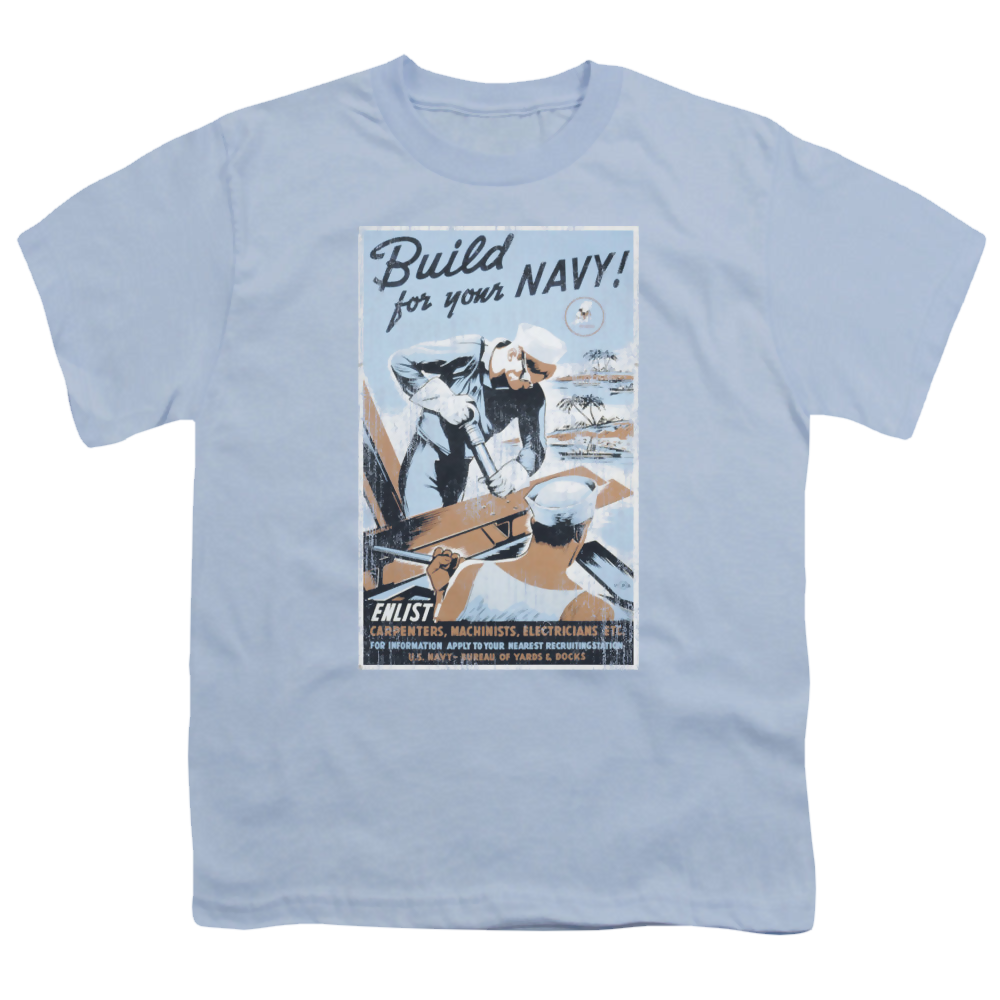 U.S. Navy Build Your Navy - Youth T-Shirt Youth T-Shirt (Ages 8-12) U.S. Navy   