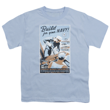 U.S. Navy Build Your Navy - Youth T-Shirt Youth T-Shirt (Ages 8-12) U.S. Navy   