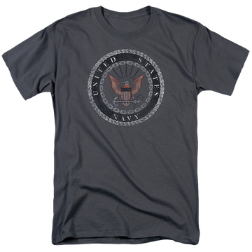 U.S. Navy Rough Emblem - Men's Regular Fit T-Shirt Men's Regular Fit T-Shirt U.S. Navy   