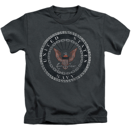 U.S. Navy Rough Emblem - Kid's T-Shirt Kid's T-Shirt (Ages 4-7) U.S. Navy   
