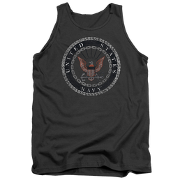 U.S. Navy Rough Emblem - Men's Tank Top Men's Tank U.S. Navy   