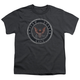 U.S. Navy Rough Emblem - Youth T-Shirt Youth T-Shirt (Ages 8-12) U.S. Navy   