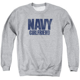 U.S. Navy Girlfriend - Men's Crewneck Sweatshirt Men's Crewneck Sweatshirt U.S. Navy   