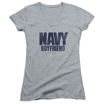 U.S. Navy Boyfriend - Juniors V-Neck T-Shirt Juniors V-Neck T-Shirt U.S. Navy   