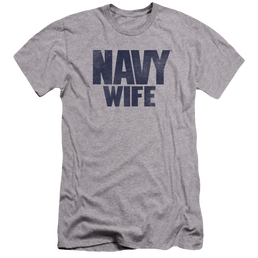 U.S. Navy Wife - Men's Premium Slim Fit T-Shirt Men's Premium Slim Fit T-Shirt U.S. Navy   