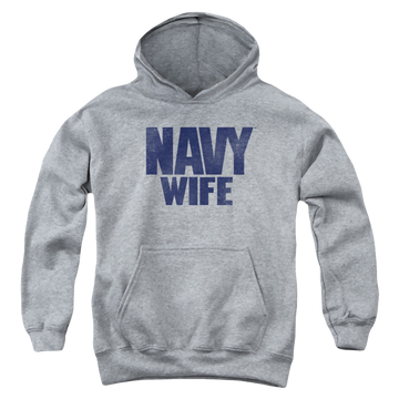 U.S. Navy Wife - Youth Hoodie Youth Hoodie (Ages 8-12) U.S. Navy   