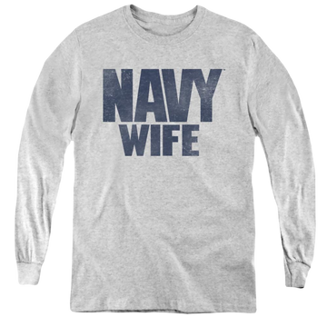 U.S. Navy Wife - Youth Long Sleeve T-Shirt Youth Long Sleeve T-Shirt U.S. Navy   