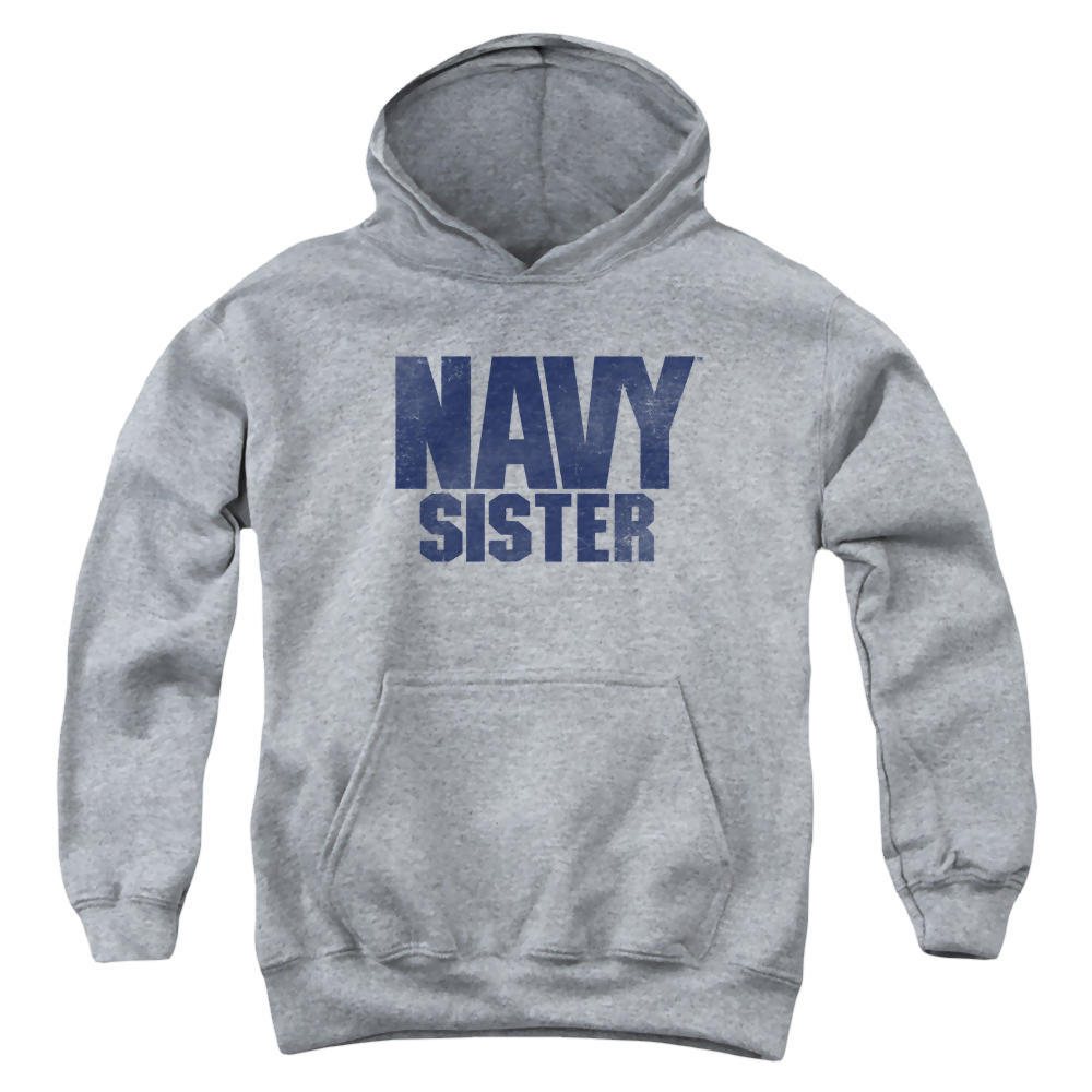 U.S. Navy Sister - Youth Hoodie Youth Hoodie (Ages 8-12) U.S. Navy   