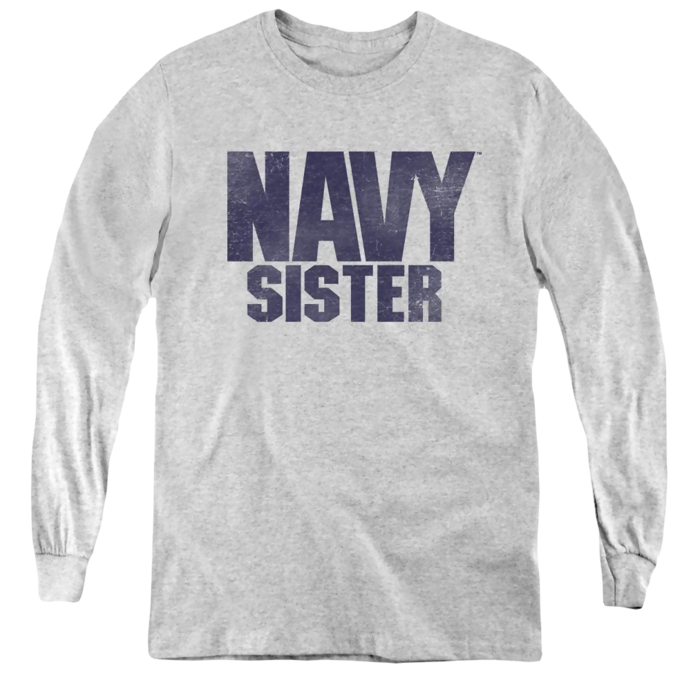 U.S. Navy Sister - Youth Long Sleeve T-Shirt Youth Long Sleeve T-Shirt U.S. Navy   
