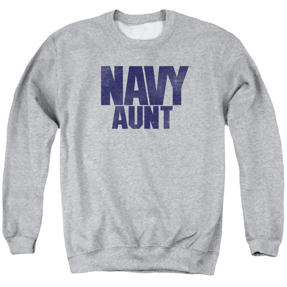 U.S. Navy Aunt - Men's Crewneck Sweatshirt Men's Crewneck Sweatshirt U.S. Navy   