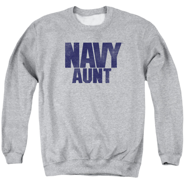 U.S. Navy Aunt - Men's Crewneck Sweatshirt Men's Crewneck Sweatshirt U.S. Navy   