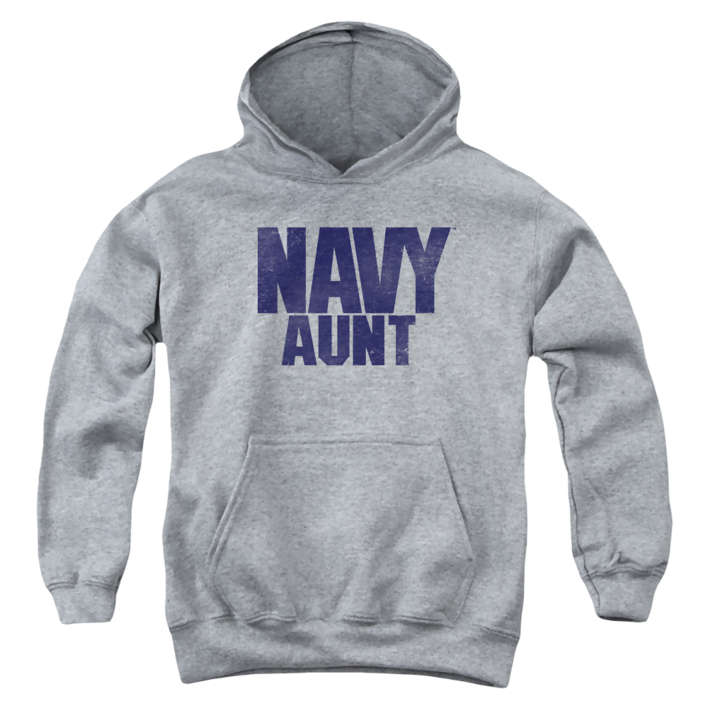 U.S. Navy Aunt - Youth Hoodie Youth Hoodie (Ages 8-12) U.S. Navy   