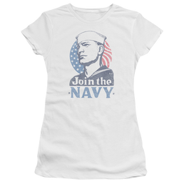 U.S. Navy Join Now - Juniors T-Shirt Juniors T-Shirt U.S. Navy   