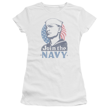 U.S. Navy Join Now - Juniors T-Shirt Juniors T-Shirt U.S. Navy   