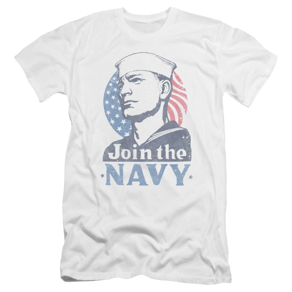 U.S. Navy Join Now - Men's Premium Slim Fit T-Shirt Men's Premium Slim Fit T-Shirt U.S. Navy   