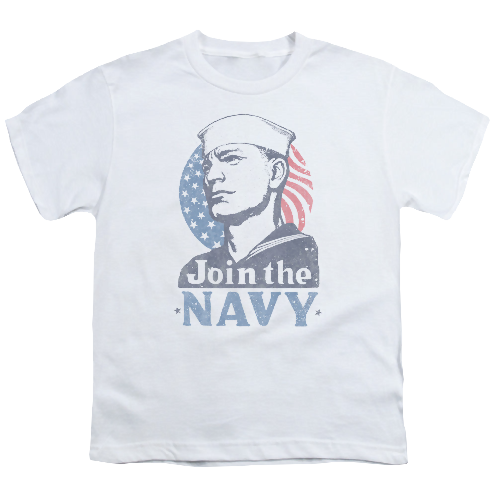 U.S. Navy Join Now - Youth T-Shirt Youth T-Shirt (Ages 8-12) U.S. Navy   
